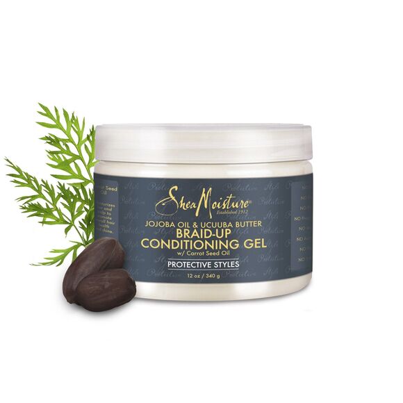 SheaMoisture Braid Up Conditioning Gel Jojoba Oil Ucuuba Butter New Discontinued - Picture 10 of 10